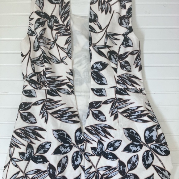 J Crew Leaf Patterned Pocketed Dress - Picture 4 of 12